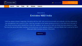 What Emiratesnbd.co.in website looked like in 2023 (1 year ago)