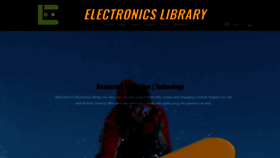 What Electronicslibrary.org website looked like in 2023 (1 year ago)