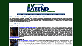 What Evextend.com website looked like in 2023 (1 year ago)