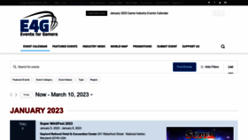 What Eventsforgamers.com website looked like in 2023 (1 year ago)