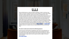 What Elledecoration.co.uk website looked like in 2023 (1 year ago)