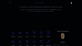 What Everydayhoroscopes.com website looked like in 2023 (2 years ago)