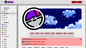 What Elitefourum.com website looked like in 2023 (2 years ago)