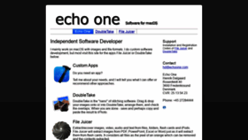 What Echoone.com website looked like in 2023 (1 year ago)