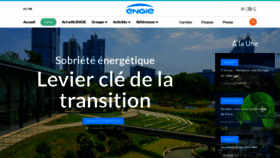 What Engie.com website looked like in 2023 (1 year ago)