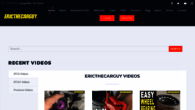 What Ericthecarguy.com website looked like in 2023 (1 year ago)