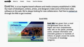 What Ezvid.com website looked like in 2023 (1 year ago)