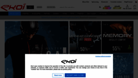 What Ekoi.fr website looked like in 2023 (1 year ago)