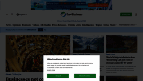 What Eco-business.com website looked like in 2023 (1 year ago)