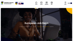 What Europeanjobdays.eu website looked like in 2023 (1 year ago)