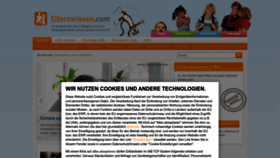 What Elternwissen.com website looked like in 2023 (1 year ago)