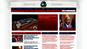 What Emansion.gov.lr website looked like in 2023 (1 year ago)