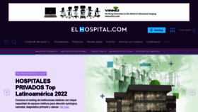 What Elhospital.com website looked like in 2023 (1 year ago)