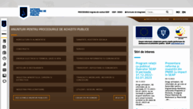 What E-licitatie.ro website looked like in 2023 (1 year ago)