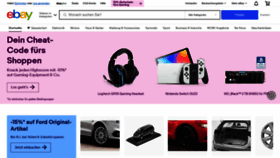 What Ebay.de website looked like in 2023 (1 year ago)