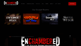 What Enchambered.com website looked like in 2023 (1 year ago)