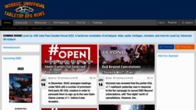 What Enworld.org website looked like in 2023 (1 year ago)