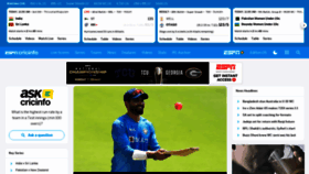 What Espncricinfo.com website looked like in 2023 (1 year ago)
