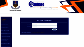 What Emhare.uz.ac.zw website looked like in 2023 (1 year ago)