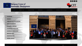 What Ecsdev.org website looked like in 2023 (1 year ago)