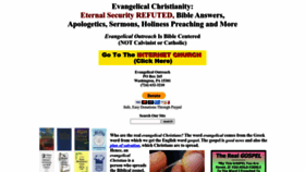 What Evangelicaloutreach.org website looked like in 2023 (1 year ago)
