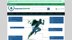 What Expresschemist.co.uk website looked like in 2023 (2 years ago)