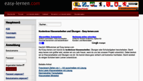 What Easy-lernen.com website looked like in 2011 (13 years ago)
