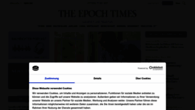What Epochtimes.de website looked like in 2023 (1 year ago)