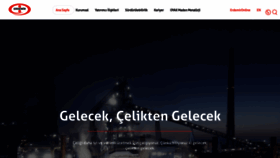 What Erdemir.com.tr website looked like in 2023 (1 year ago)