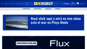 What Elchubut.com.ar website looked like in 2023 (1 year ago)