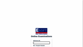 What Exams.esoft.lk website looked like in 2023 (1 year ago)