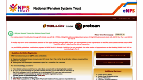 What Enps.nsdl.com website looked like in 2023 (2 years ago)