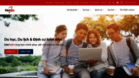 What Edupath.org.vn website looked like in 2023 (1 year ago)
