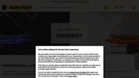 What Eurokraft.info website looked like in 2023 (1 year ago)