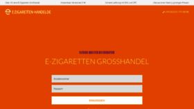 What E-zigaretten-handel.de website looked like in 2023 (1 year ago)