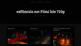 What Exfilmizle.net website looked like in 2023 (1 year ago)