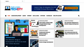 What Eastlondontechcity.com website looked like in 2023 (1 year ago)