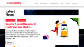 What Economydiary.com website looked like in 2023 (1 year ago)