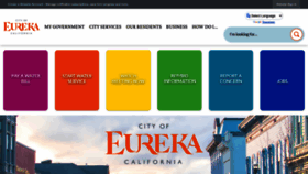 What Eurekaca.gov website looked like in 2023 (1 year ago)