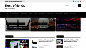 What Electrofriends.com website looked like in 2023 (1 year ago)