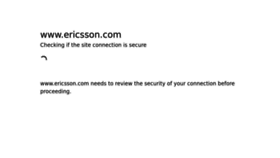 What Ericsson.com website looked like in 2023 (1 year ago)