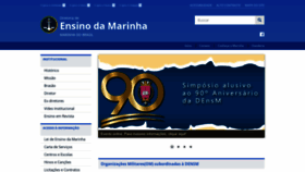 What Ensino.mar.mil.br website looked like in 2023 (1 year ago)