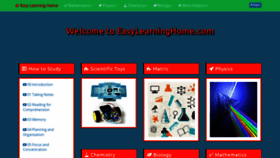 What Easylearninghome.com website looked like in 2023 (1 year ago)