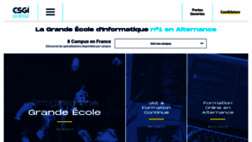 What Esgi.fr website looked like in 2023 (1 year ago)