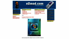 What E2mod.com website looked like in 2023 (1 year ago)