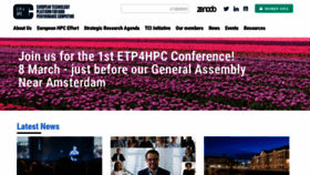 What Etp4hpc.eu website looked like in 2023 (1 year ago)
