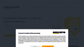 What Easyname.de website looked like in 2023 (1 year ago)