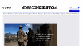 What Eldesconcierto.cl website looked like in 2023 (1 year ago)