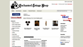 What Enchantedcottageshop.com website looked like in 2023 (1 year ago)