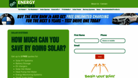 What Energymatters.com.au website looked like in 2023 (1 year ago)